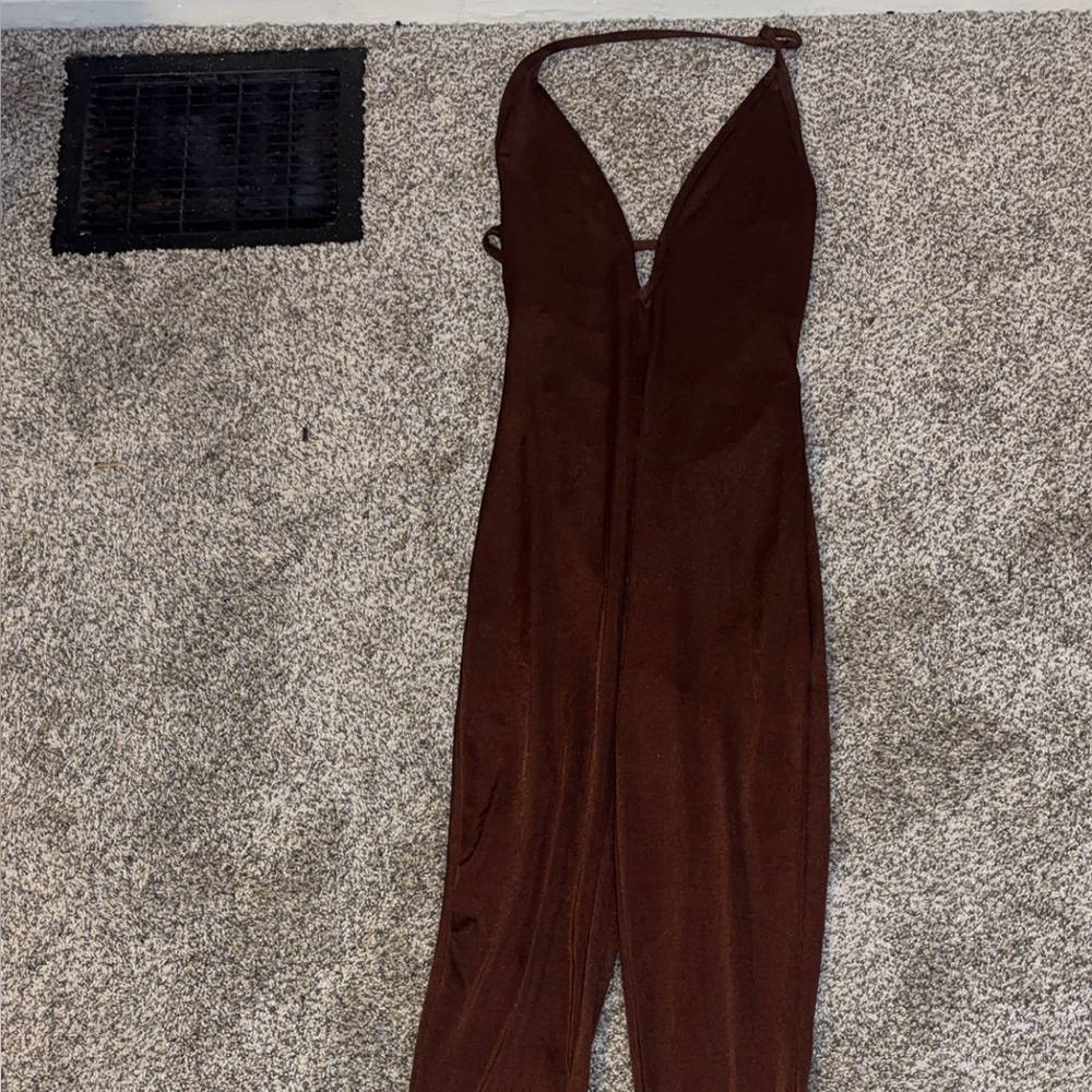 Chic Brown Women's Jumpsuit